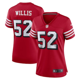 womens nike patrick willis scarlet san francisco 49ers alter